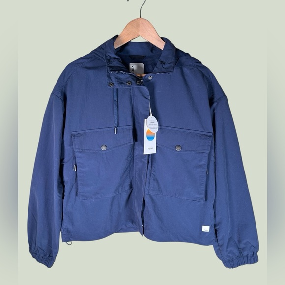 NWT Vuori Women's Bayside Jacket in Blue Coast - Picture 7 of 9